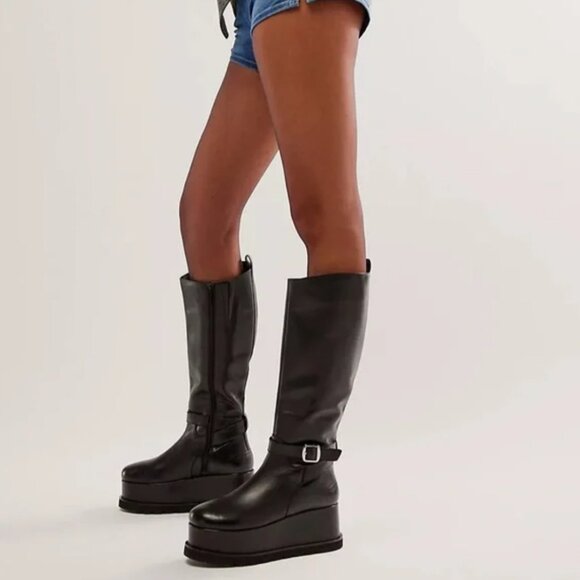 RESERVED Free People Not For Riding Platform Boots - Picture 2 of 4